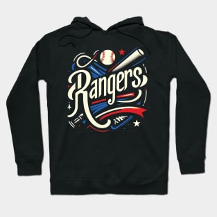 Rangers // Baseball fan design Hoodie